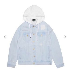 Brand new LRG Denim Hood Jacket